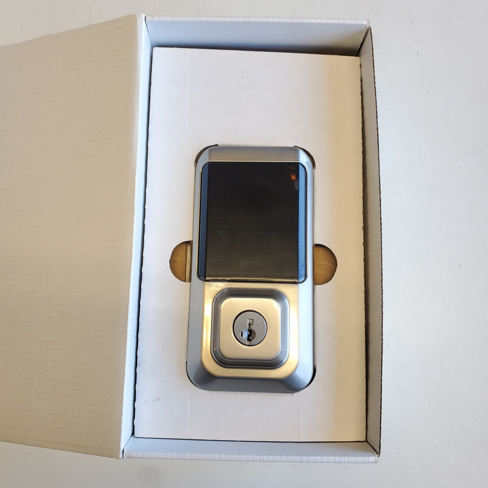 HALO Satin Nickel Single-Cylinder Keypad Electronic Smart Lock Deadbolt (99390-001) HALO Satin Nickel Single-Cylinder Keypad Electronic Smart Lock Deadbolt (99390-001)